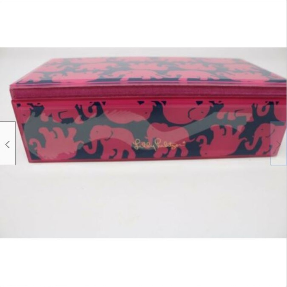 Lilly Pulitzer Elephant Jewelry Box Thermos Set - Picture 8 of 8